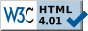 Geprüftes HTML 4.01!